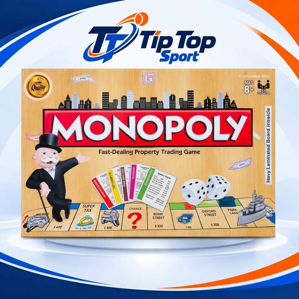95 Monopoly Board Game for Kids & Family – Property Trading Strategy Game - Image 1